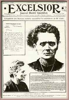 마리 퀴리를 조롱한 기사 출처: Marie Curie and the science of radioactivity