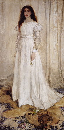 제임스 휘슬러의 흰색 옷을 입은 여인 출처 - Wikipedia