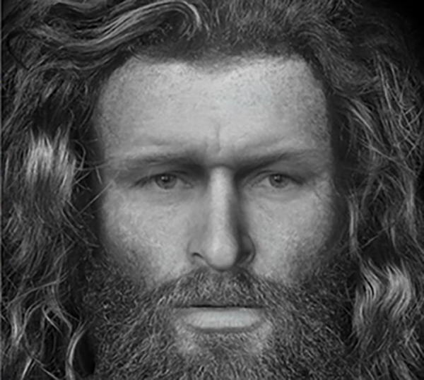 1,400년 전에 잔인하게 살해된 남성의 얼굴 복원본 Credit: University of Dundee
