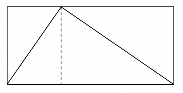 직사각형 안의 삼각형 그림(2)