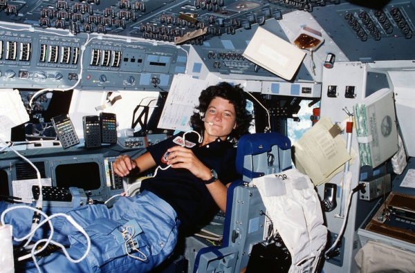 미국 최초의 여성우주비행사 셸리 라이드. 출처:NASA