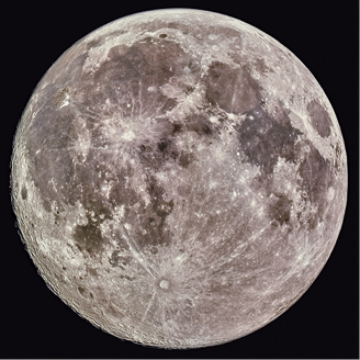 2019년 가장 큰 보름달. 출처: 한국천문연구원