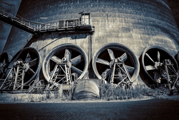 화력발전소의 터빈. 출처: pixabay