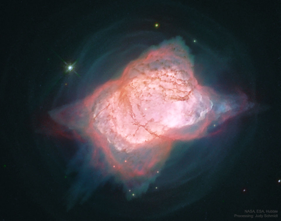 NGC 7027 성운. 출처:  Hubble, NASA, ESA