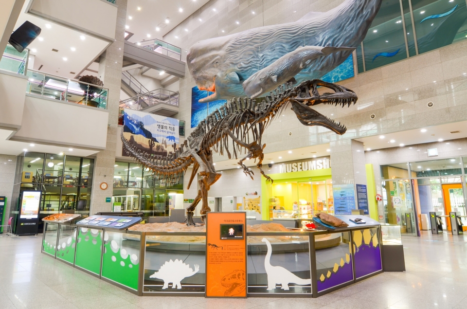 서대문자연사박물관에 들어가자마자 보이는 공룡뼈~ 출처: 서대문자연사박물관