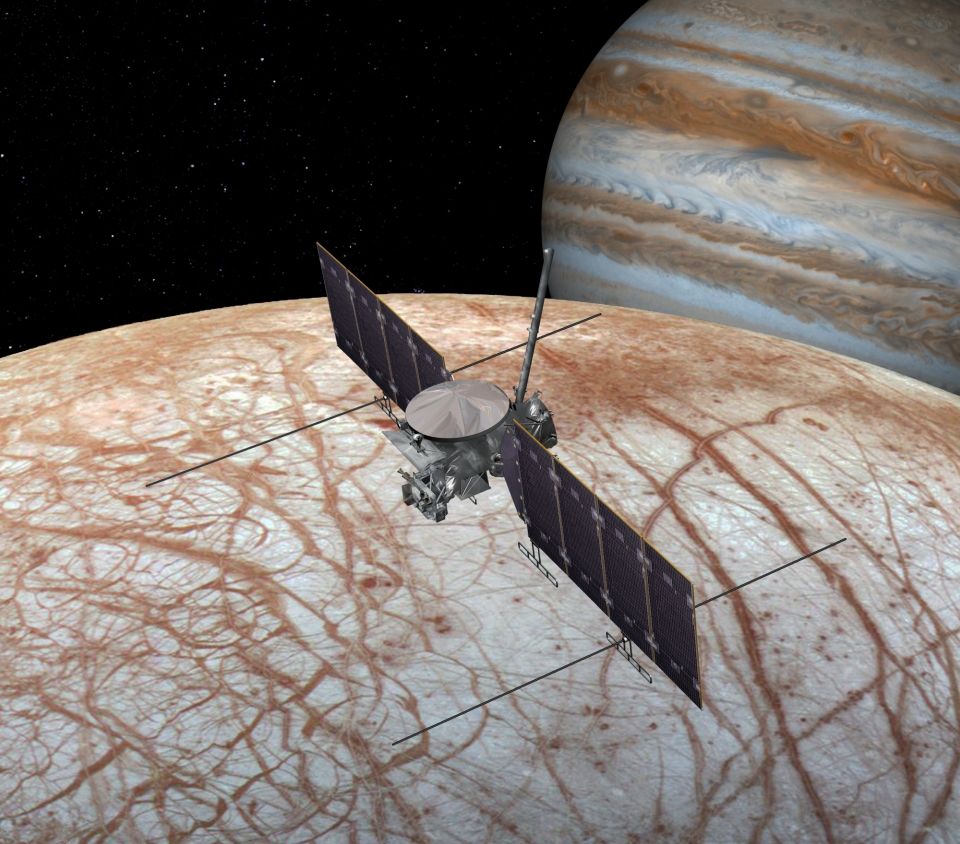 유로파 클리퍼 미션(Europa Clipper mission). 출처: Goddard Space Flight Center
