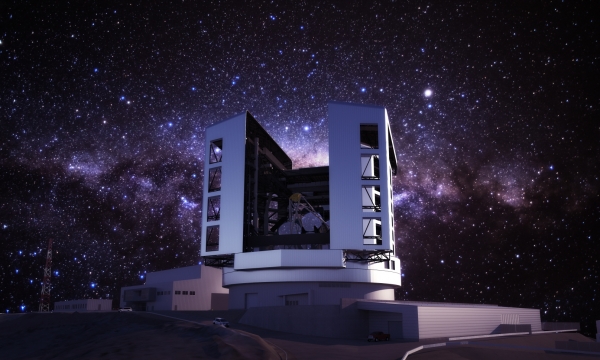 거대마젤란망원경(GMT) 완성 모습(개념도). 출처: 한국천문연구원