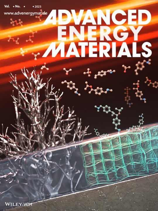 에너지 분야 국제 학술지 `어드밴스드 에너지 머티리얼즈(Advanced Energy Materials)' 표지논문 (Front Cover) 선정